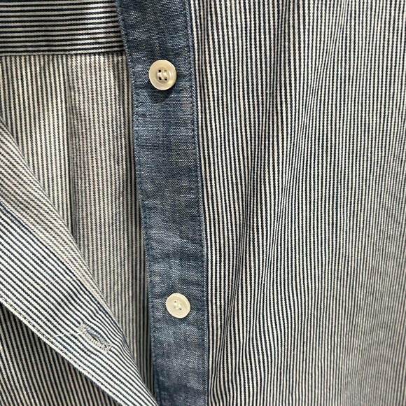 J.McLaughlin Jones Denim Stripe Shift Dress. Only worn once! Cutest Dress! - Picture 6 of 7